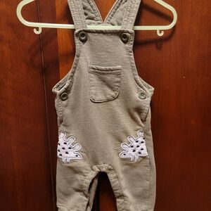 Little rebels baby overalls with dinosaur